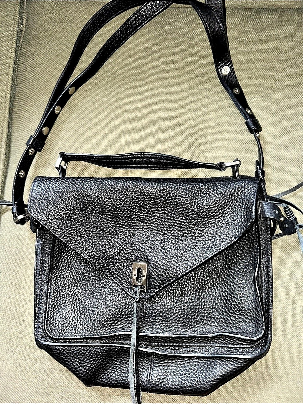 Rebecca Minkoff Darren Medium Feed Bag Crossbody Black
